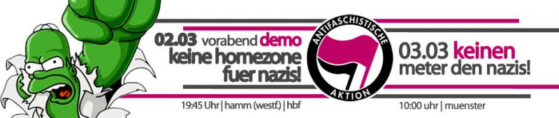 keine homezone für nazis!