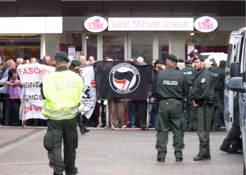 Protest auf Hör- und Sichtweite