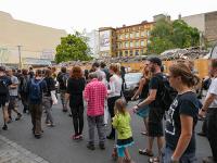 Mieter_innendemo gegen Carré Sama Riga