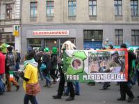 Free Marian Price, St. Patrick's Day Parade 2013 in Berlin-Kreuzberg