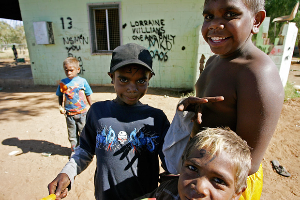 Outback Aboriginal kids