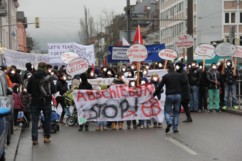 Demo Gegen Abschiebung Beginn Quelle: rdl.de