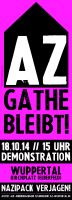 Demomonstration | 18-10-2014 | „AZ bleibt an der Gathe!“