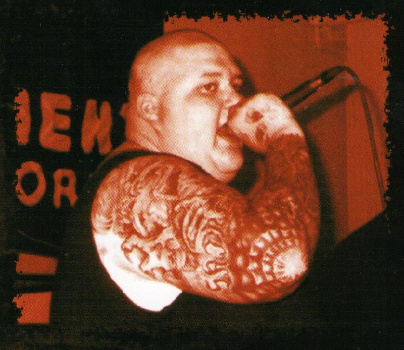 Der Potsdamer Neonazi Uwe Menzel auf dem Cover des Albums „Fanatiker“ seiner Band Aryan Brotherhood