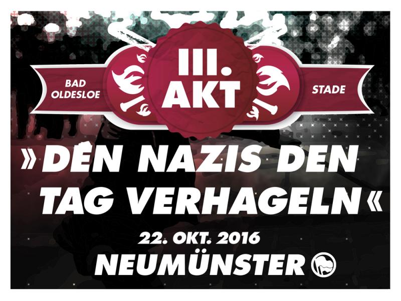 Neumünster: Den Nazis den Tag verhageln!