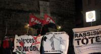 Protestein Solidarität mit Geflüchteten in Bad Schandau