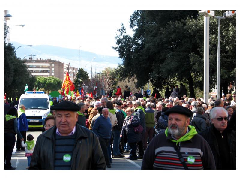 Unabhängigkeitsdemo in Iruña Frühling 2016 - 2