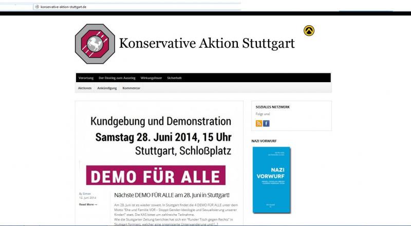 Homepage der KAS