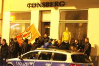 Protest vor dem Thor-Steinar Laden Tonsberg