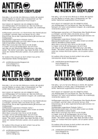 Flyer klein 4er: Antifa, was machen die eigentlich?