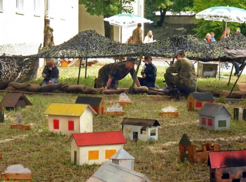 "Klein-Mitrovica" - diesen Namen hatten sich die Soldaten in Bad Reichenhall für die Miniaturstadt ausgedacht.