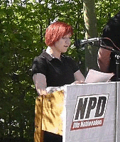 Maria Fank - NPD-Rednerin