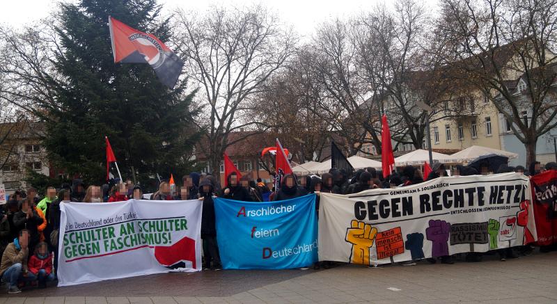 22. Demo auf dem Marktplatz