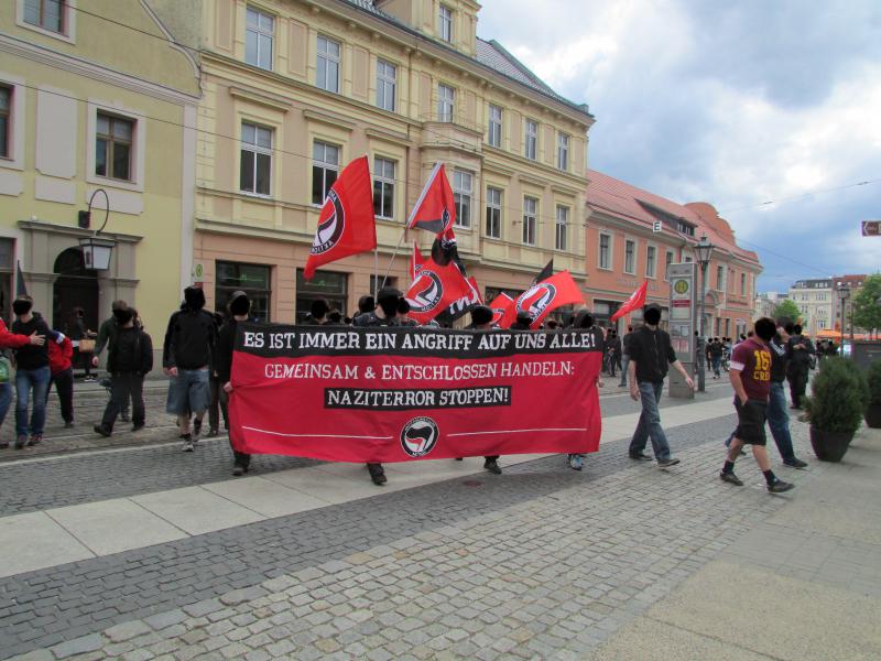 Antifademo Cottbus 30.05.2015