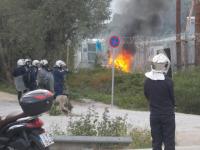 Riots in the detention center of Moria - 2