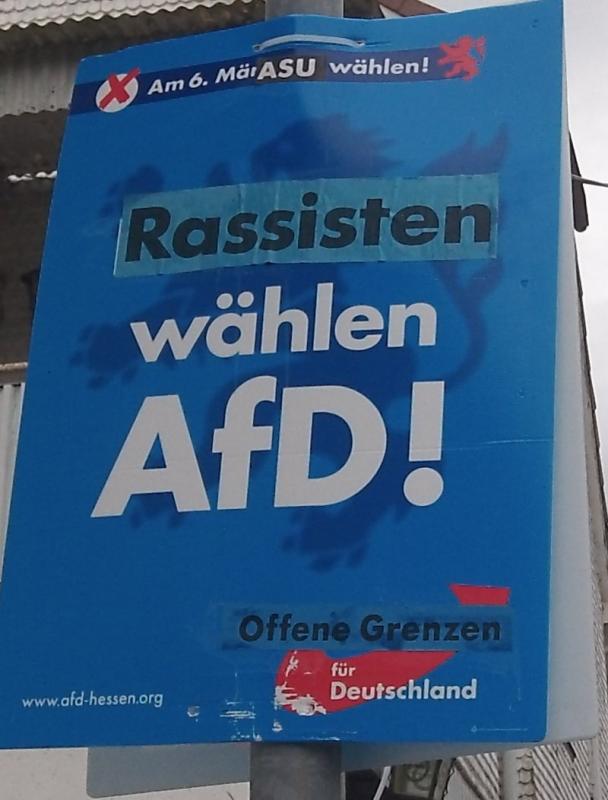 Rassisten wählen AfD