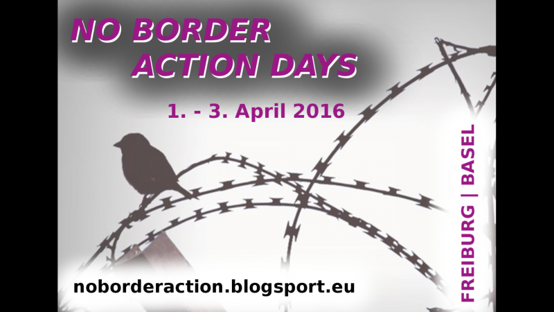 Banner: No Border Action Days