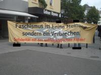Antifaschistische Soli-Kundgebung am Gießener Marktplatz