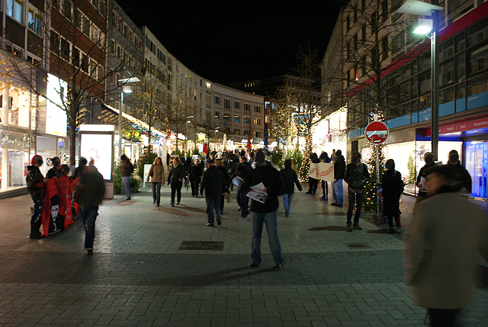 Kundgebung in Gedenken an Vanya am 26.11.09 in Bochum