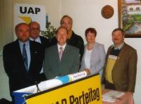 UAP: Wilfried Arendt, Horst Bosbach, Ulrich Villnow, Rainer Weber, Sigrid Villnow, Franz Muhr