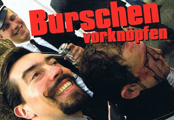 Burschen vorknöpfen