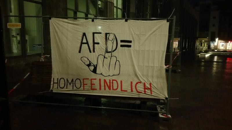 Gegen die AfD: Transpi 4