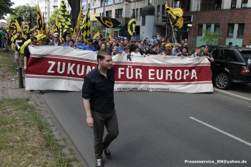 Zierke - Ordner bei Berliner IB-Demo