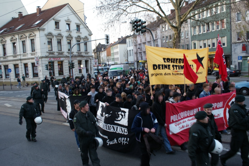 und die demo neigt sich dem ende zu.