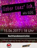 Lieber Tanz ich, als G20 – Nachttanzdemo