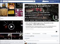 III. Weg Anti-Asylveranstaltungen am 05.12.15 in Schifferstadt und Speyer (Rheinland-Pfalz)
