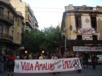Solidarität mit der Villa Amalias in Athen