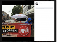 Screenshot - NPD-Wahlstand am 1.9.2015 in Bochum