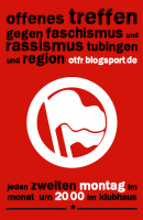 Offenes Treffen gegen Faschismus und Rassismus in Tübingen