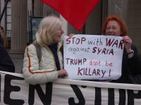 Kundgebung gegen US-Angriff auf Syrien in Berlin 4