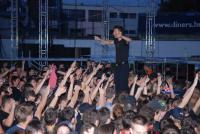 Zagreb, 2007: Grüße an der Bühne