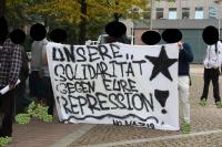 Kundgebung vor dem Amtsgericht Bochum