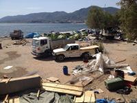 Eviction of the No Border Camp on Lesvos 2