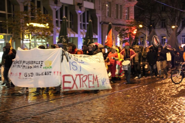 Demo für die Gartenstraße 19 - Foto von Radio Dreyeckland