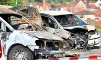 Autos der WGA in Apolda abgebrannt