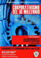 31.01.2014  Veranstaltung zum Buch: corporativismo del III. millennio in Turin