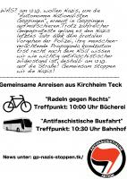 Infoveranstaltung zum Naziaufmarsch in Göppingen - Flyer Rückseite