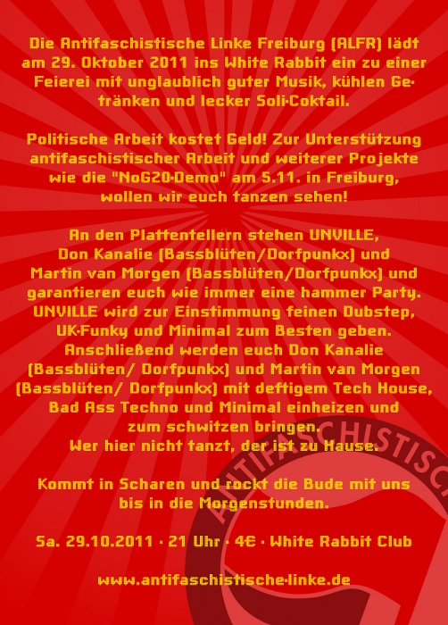 Flyer Rückseite