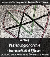 (BO) anarchistisch-queerer Kennenlerntresen mit Vortrag: Beziehungsanarchie - herrschaftsfrei l(i)eben