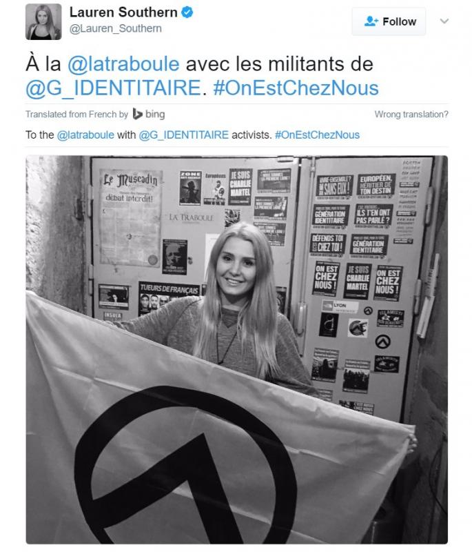 Lauren Southern, IB