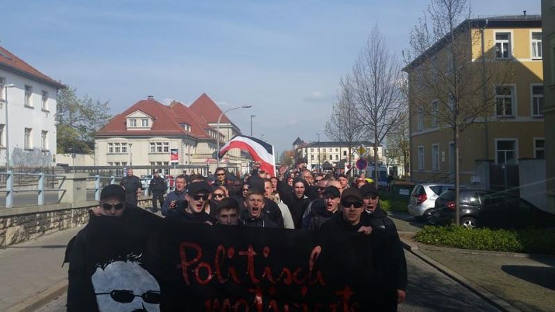 Spontandemonstration (1. Mai in Weimar)