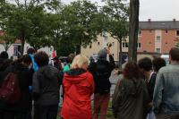 Protest gegen NPD am Habichtplatz