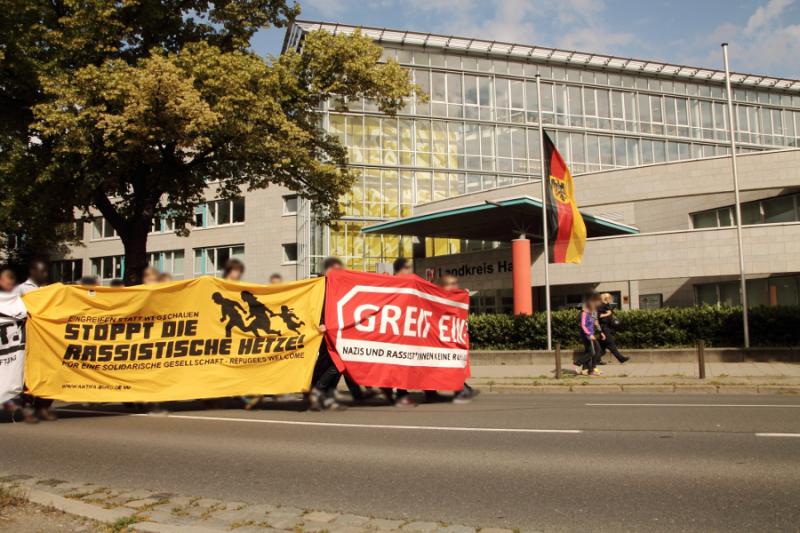Antifaschistische Demonstration in Halberstadt