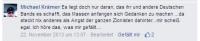 Facebook-Veröffentlichung von Mirko Kopper, Kopper liked antisemitischen Kommentar unter seinem Beitrag vom 21. November 2013 