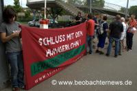 Solidaritätskundgebung vor dem Daimler Werk in Untertürkheim - 3