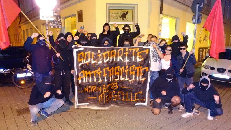  Antifaschistische Solidarität von Nürnberg nach Marseille!
